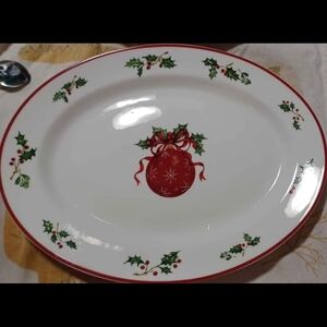 Christopher Radko Traditions Holiday Celebrations Porcelain PLATTER